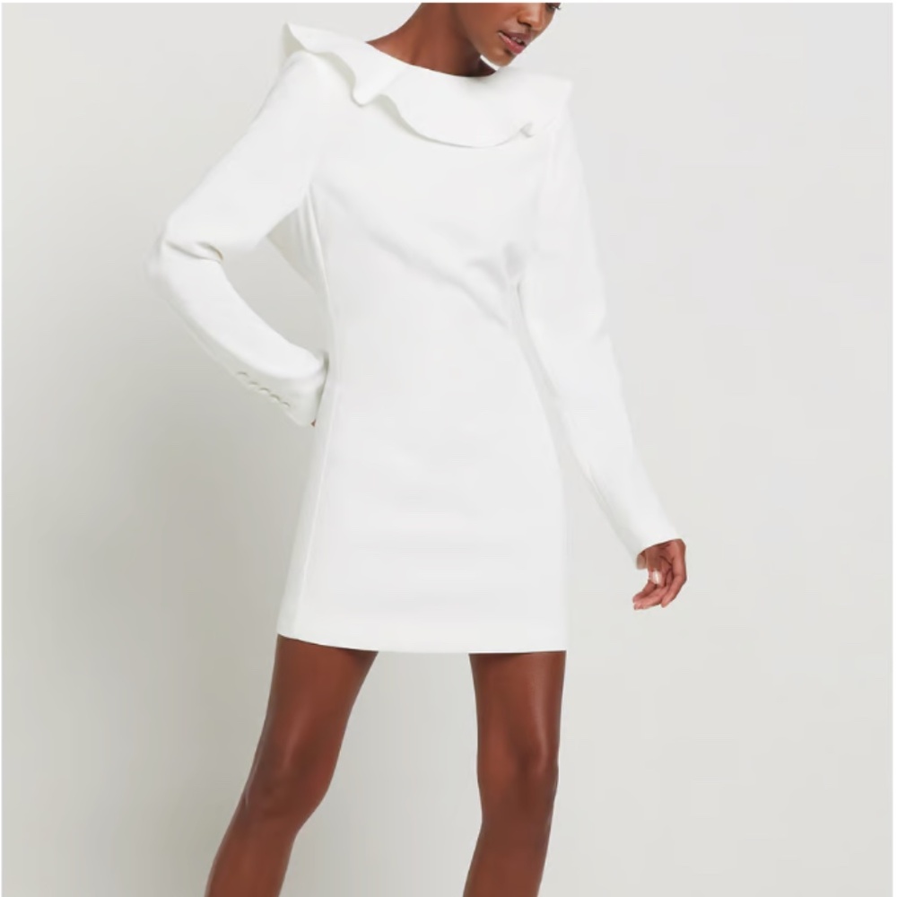 G. LABEL BY GOOP Randolph Ruffle Minidress NWT